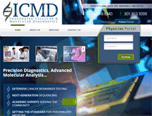 Tablet Screenshot of icmdiagnostics.com